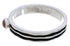 Silver Apple Coral Southwest Stackable Ring Size 5 UX34612